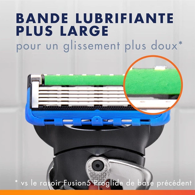 Сменные картриджи для бритья (лезвия) кассети мужские Gillette Fusion 5 ProGlide Power, 8 шт США - изображение 10