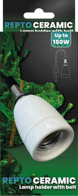 Патрон керамічний для тераріума REPTO CERAMIC E27 LIGHT HOLDER WITH BOLT (R2300005) - изображение 3