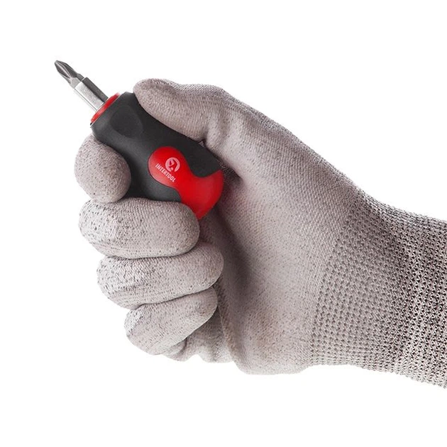Викрутка міні 4 в 1 з двосторонніми насадками, Cr-V INTERTOOL VT-1010 - зображення 5