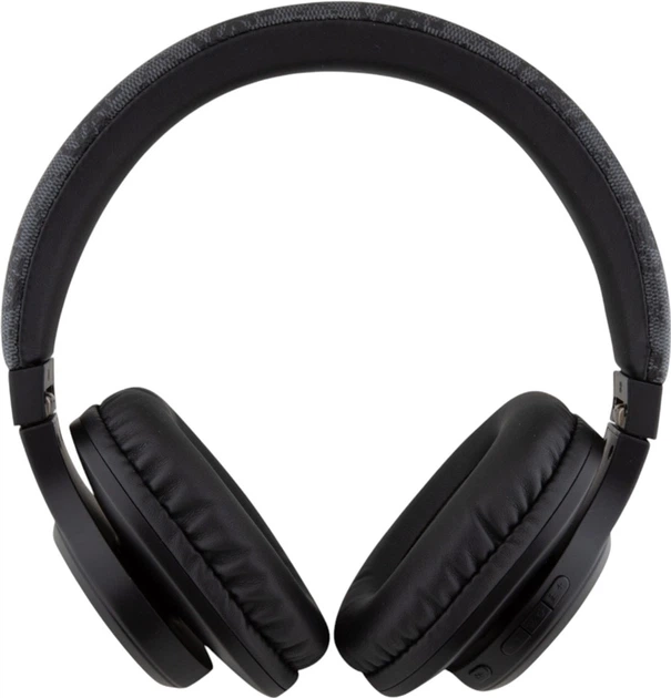 Słuchawki Guess 4G Leather Tone On Tone Script Black (GUBH604FEMK) - obraz 3