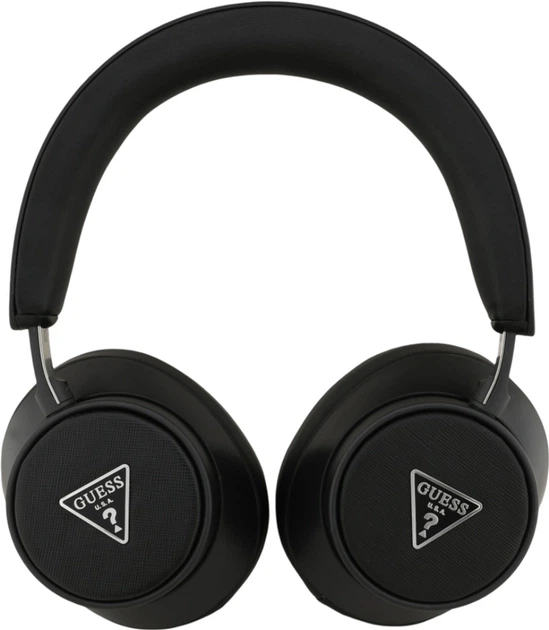 Słuchawki Guess Saffiano Triangle Logo Black (GUBHC15PGMRTRK) - obraz 3