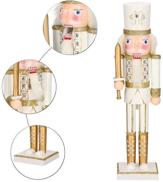 Фігурка Springos CA0816 Лускунчик з мечем 38 см (5907719424309) - зображення 2