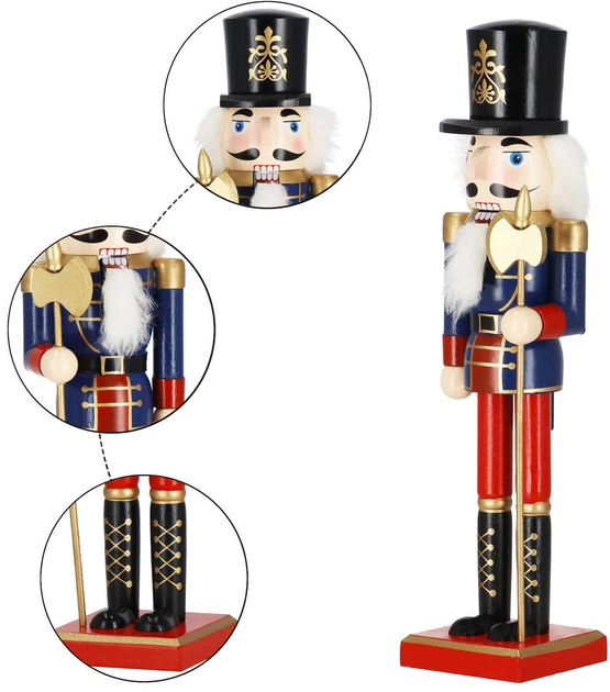 Фігурка Springos CA0917 Лускунчик із сокиркою 38 см (5907719427843) - зображення 2