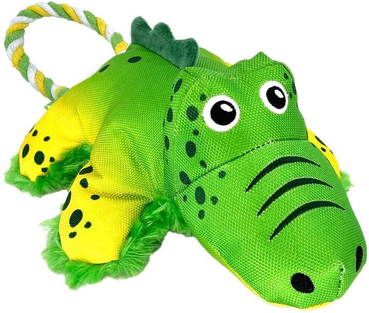 Zabawka dla psów Kong Cozie Tuggz Aligator Zielona (35585509082) - obraz 2