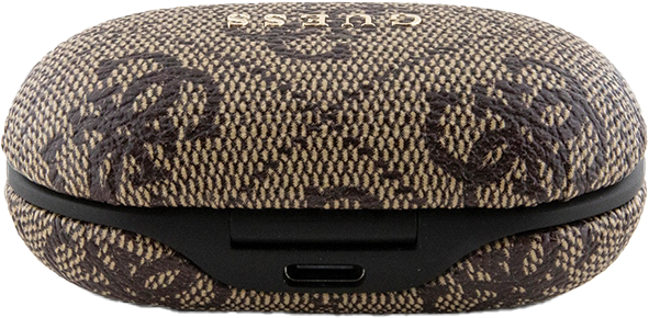Навушники Guess GUTWSP4EGK TWS Bluetooth Brown (3666339220846) - зображення 4