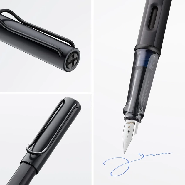 Ручка чорнильна LAMY AL-star F black синє чорнило (4000525) - зображення 3