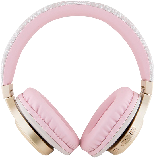 Słuchawki Guess 4G Leather Tone On Tone Script Pink (3666339170226) - obraz 3