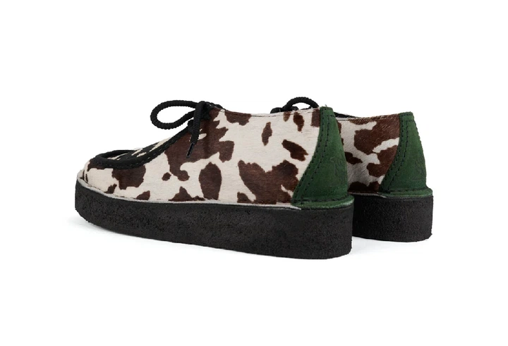 Чоловічі черевики clarks x brain dead desert nomad cow print анімалістичний принт лімітована серія - изображение 5