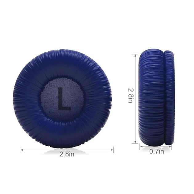 Комплект амбушур і наголів’я для JBL T450BT / T500BT / Tune600BTNC / T660NC / T510BT / JR300BT Синій - зображення 3