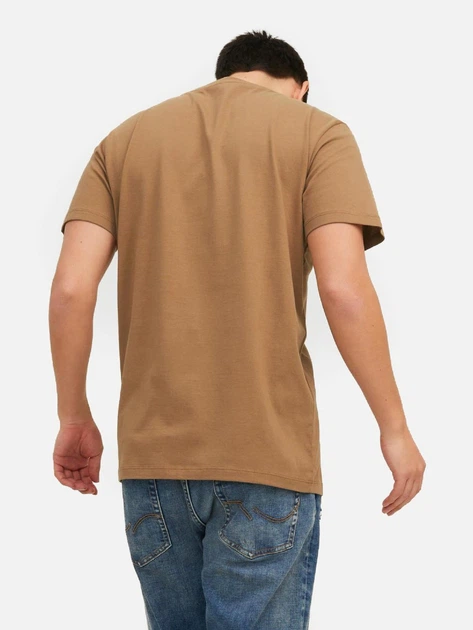 Футболка чоловіча коричневий Jack&Jones S - Фото 2 Футболка чоловіча коричневий Jack&Jones S - изображение 2