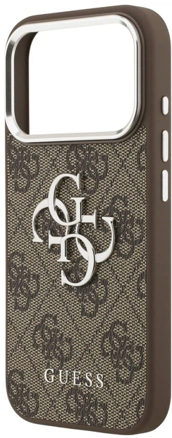 Etui plecki Guess Big 4G Classic Logo do Apple iPhone 17 Pro Max Brown (3666339517946) - obraz 5