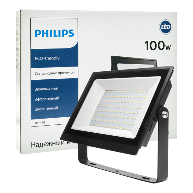Прожектор подвесной влагостойкий Philips BVP156 LED80 NW 220-240 100W WB - изображение 2