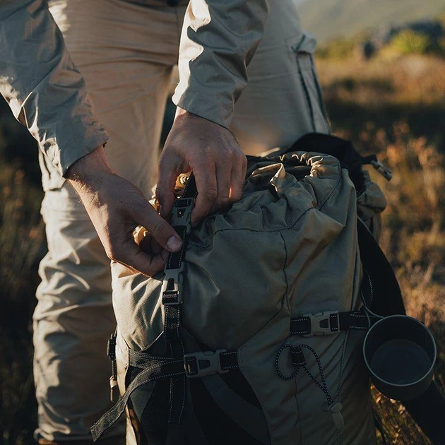 Рюкзак туристический Naturehike NH70B070-B, 70 л+5 л, светло-коричневый - изображение 7