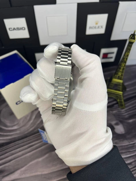 Часы Casio AQ-230A женские серые-белые - Фото 4 Часы Casio AQ-230A женские серые-белые - изображение 4