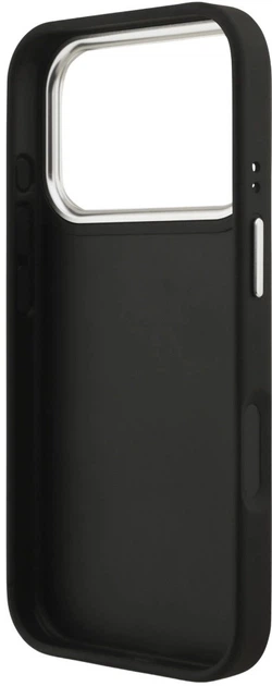 Панель Guess Grained Big 4G Classic Logo для Apple iPhone 17 Pro Black (3666339518097) - зображення 6