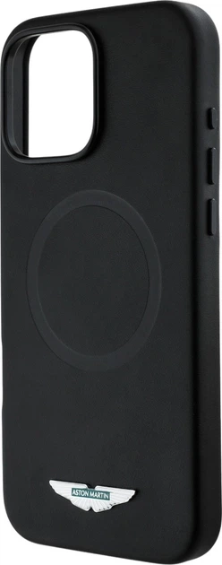 Панель Aston Martin HC FW Logo MagSafe для Apple iPhone 16 Pro Black (3666339383329) - зображення 6