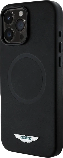 Панель Aston Martin HC FW Logo MagSafe для Apple iPhone 16 Pro Max Black (3666339383336) - зображення 2
