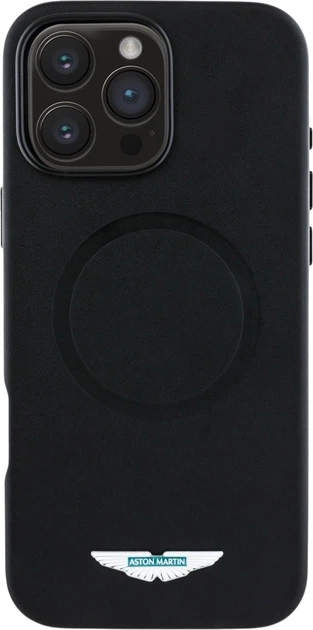 Панель Aston Martin HC FW Logo MagSafe для Apple iPhone 16 Pro Max Black (3666339383336) - зображення 3