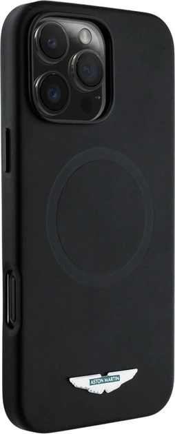 Панель Aston Martin HC FW Logo MagSafe для Apple iPhone 16 Pro Max Black (3666339383336) - зображення 4