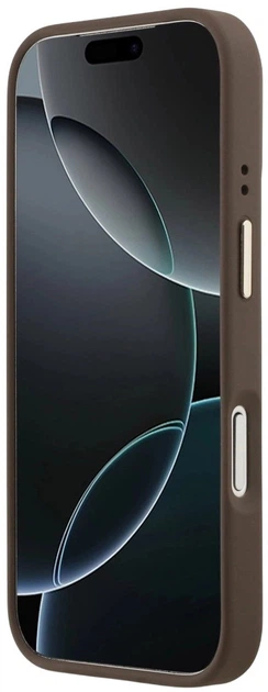 Панель Guess 4G PU Classic Logo MagSafe для Apple iPhone 17 Pro Brown (3666339519216) - зображення 7