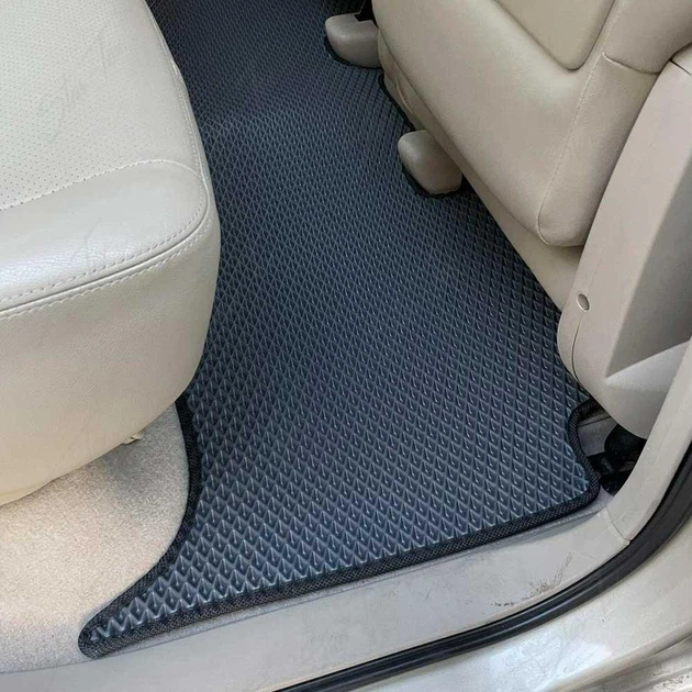 Комплект ковриков в салон Star-Tex на Renault Grand Scenic II (2003 - 2009) EVA/Ромб Серый - Фото 2 Комплект ковриков в салон Star-Tex на Renault Grand Scenic II (2003 - 2009) EVA/Ромб Серый - изображение 2