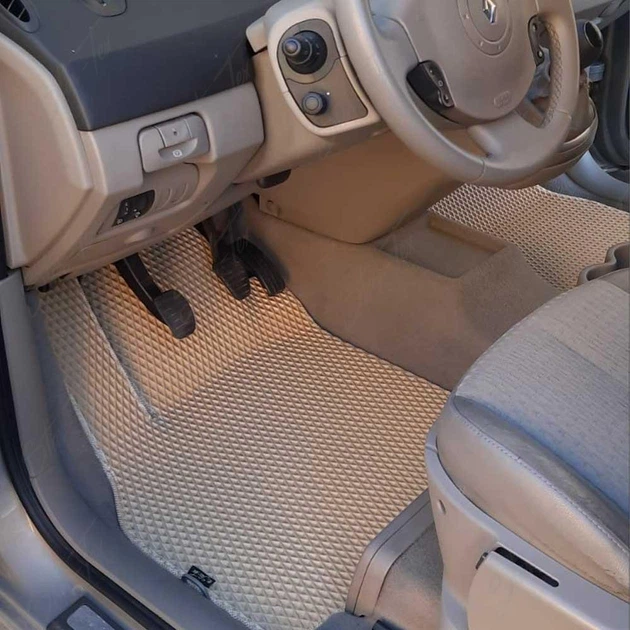 Комплект ковриков в салон Star-Tex на Renault Grand Scenic II (2003 - 2009) EVA/Ромб Серый - Фото 10 Комплект ковриков в салон Star-Tex на Renault Grand Scenic II (2003 - 2009) EVA/Ромб Серый - изображение 10