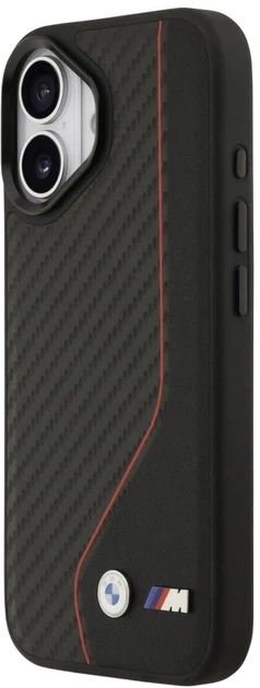 Чохол BMW M Carbon Line & Logo MagSafe для Apple iPhone 17 Black (3666339482121) - зображення 2