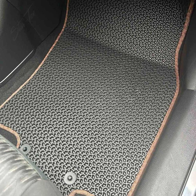 Комплект ковриков в салон Star-Tex на Nissan X-Trail III (T32) (2014 - 2017) EVA/Капля Черный - изображение 4