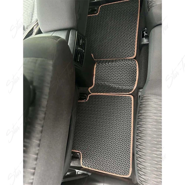 Комплект ковриков в салон Star-Tex на Nissan X-Trail III (T32) (2014 - 2017) EVA/Капля Черный - изображение 3