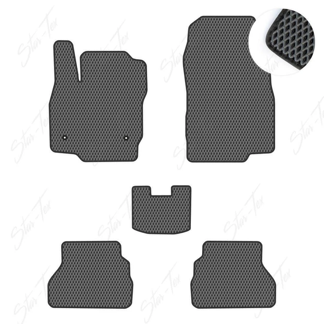 Комплект ковриков в салон Star-Tex на Ford B-Max (2012 - 2017) EVA/Ромб Серый + Черный - Фото 1 Комплект ковриков в салон Star-Tex на Ford B-Max (2012 - 2017) EVA/Ромб Серый + Черный - изображение 1