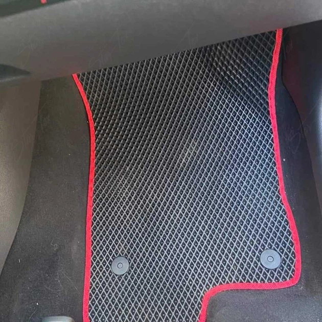 Комплект ковриков в салон Star-Tex на Volkswagen Jetta (MK6) (2010 - 2019) USA EVA/Ромб Черный - изображение 3