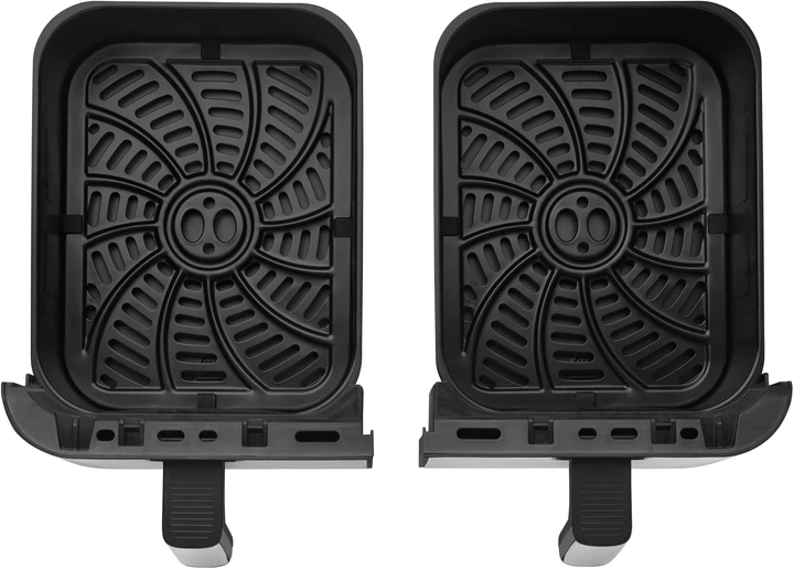 Мультипіч Rotex ROM1210-2XL MultiFry DUO 11 програм 12 л(6+6 л) LED дисплей 2800 Вт Чорний з сірим - зображення 7