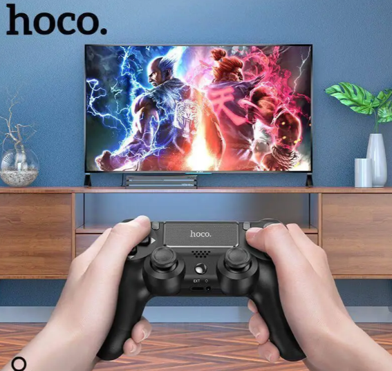 Геймпад HOCO Cool Play DGM01 бездротовий Bluetooth 4.0 для PS4 PS3 ПК з вібрацією гіроскопом сенсорна панель - зображення 5
