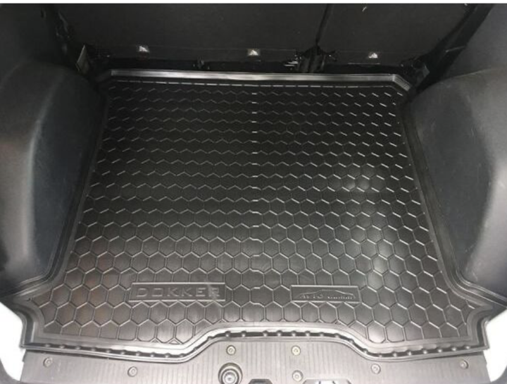 Полиуретановый коврик в багажник Avto-gumm для Renault Dokker 2013- Рено Доккер - изображение 3
