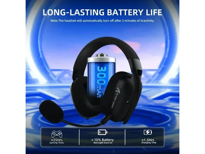 Навушники з мікрофоном Attack Shark L80 PRO Black - изображение 3