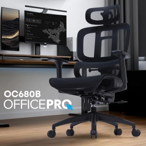 Офисное кресло OfficePro Skyline OC680B Black (OC680B) OfficePro OC680B 924063 - Фото 8 Офисное кресло OfficePro Skyline OC680B Black (OC680B) OfficePro OC680B 924063 - изображение 8
