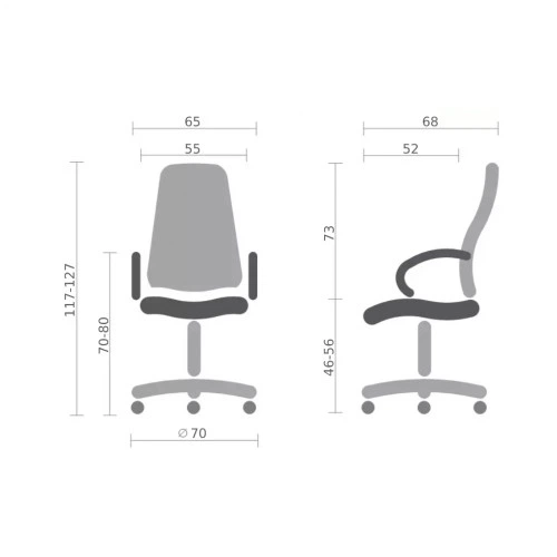 Офісне крісло Special4You Neocomfort black (E7511) Special4You E7511 905167 - зображення 6