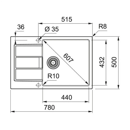 Мийка кухонна Franke Sirius 2.0 S2D 611-78 XL (143.0621.338) Franke 143.0621.338 904033 - зображення 2
