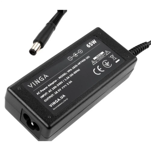 Блок питания к ноутбуку Vinga HP 65W 18.5V 3.5А 7.4*5.0 (VPA-1835-HP7450-101) Vinga VPA-1835-HP7450-101 908001 - изображение 3