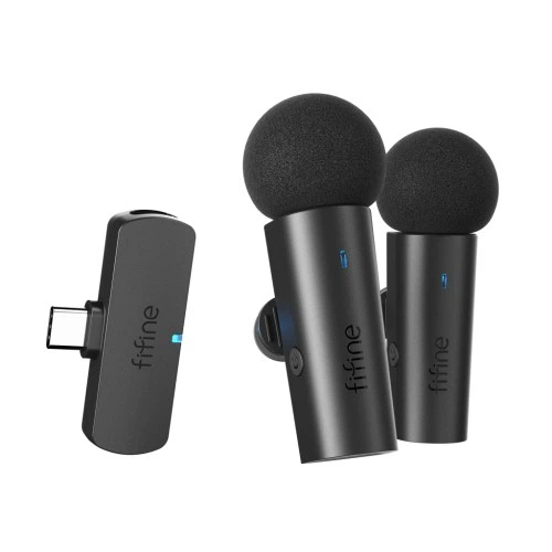 Микрофон Fifine M8 Wireless (M8) Fifine M8 920566 - Фото 2 Микрофон Fifine M8 Wireless (M8) Fifine M8 920566 - изображение 2