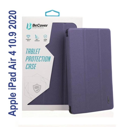 Чехол для планшета BeCover Tri Fold Soft TPU mount Apple Pencil Apple iPad Air 4 10.9 2020/2022 Purple (706751) BeCover 706751 917433 - Фото 1 Чехол для планшета BeCover Tri Fold Soft TPU mount Apple Pencil Apple iPad Air 4 10.9 2020/2022 Purple (706751) BeCover 706751 917433 - изображение 1