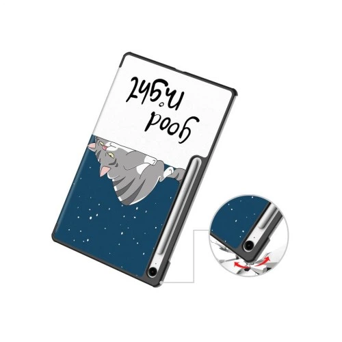 Чохол до планшета BeCover Smart Case Samsung Galaxy Tab S10 FE Plus (SM-X620/SM-X626) 13.1" Good Night (713387) BeCover 713387 919554 - Фото 7 Чохол до планшета BeCover Smart Case Samsung Galaxy Tab S10 FE Plus (SM-X620/SM-X626) 13.1" Good Night (713387) BeCover 713387 919554 - зображення 7