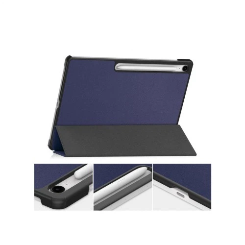 Чохол до планшета BeCover Smart Case Samsung Galaxy Tab S10 FE Plus (SM-X620/SM-X626) 13.1" Deep Blue (713382) BeCover 713382 919552 - Фото 6 Чохол до планшета BeCover Smart Case Samsung Galaxy Tab S10 FE Plus (SM-X620/SM-X626) 13.1" Deep Blue (713382) BeCover 713382 919552 - зображення 6