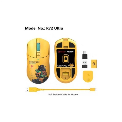 Мышка A4Tech Bloody R72 Ultra Wireless Renegade Sunset (4711421001267) A4tech 4711421001267 911941 - изображение 9