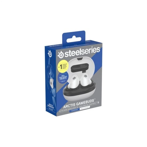 Навушники SteelSeries Arctis GameBuds Bluetooth White (61682) SteelSeries 61682 921992 - Фото 6 Навушники SteelSeries Arctis GameBuds Bluetooth White (61682) SteelSeries 61682 921992 - зображення 6