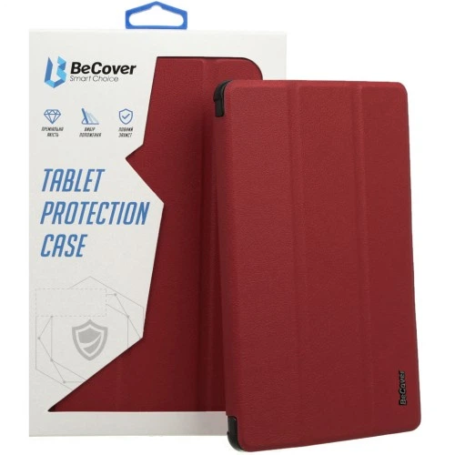 Чохол до планшета BeCover Smart Case Samsung Galaxy Tab S10 FE Plus (SM-X620/SM-X626) 13.1" Red Wine (713385) BeCover 713385 919556 - Фото 9 Чохол до планшета BeCover Smart Case Samsung Galaxy Tab S10 FE Plus (SM-X620/SM-X626) 13.1" Red Wine (713385) BeCover 713385 919556 - зображення 9