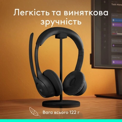 Навушники Logitech Zone 300 Bluetooth Graphite (981-001407) Logitech 981-001407 921653 - Фото 8 Навушники Logitech Zone 300 Bluetooth Graphite (981-001407) Logitech 981-001407 921653 - зображення 8