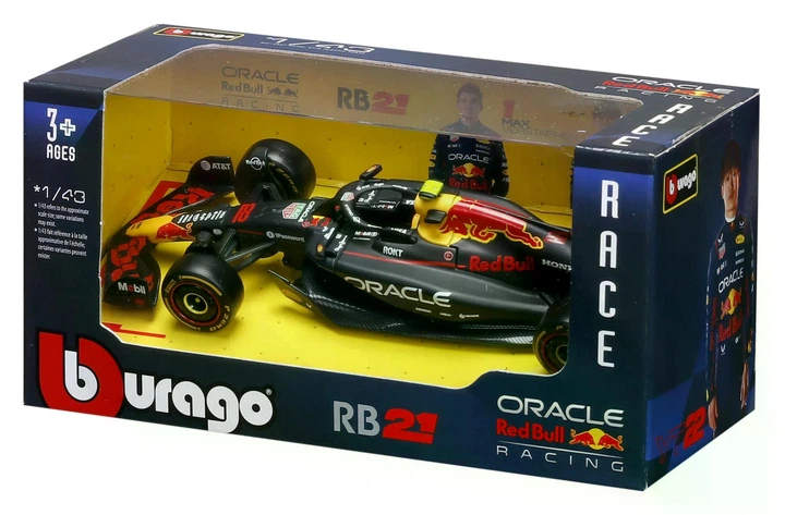Коллекционная Модель Bburago F1 Red Bull RB21 Сезон 2025 Season Model Car Маштаб 1/43 #22 Yuki Tsunoda / Ред Булл / Формула 1 / Юки Цунода - изображение 5