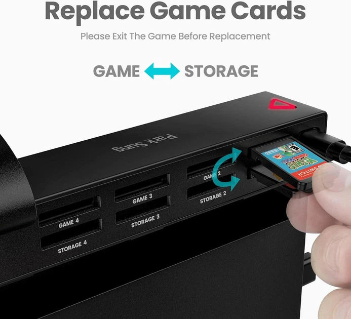 Игровой коммутатор Park Sung 8-в-1 для Nintendo Switch/Switch OLED - Фото 7 Игровой коммутатор Park Sung 8-в-1 для Nintendo Switch/Switch OLED - изображение 7