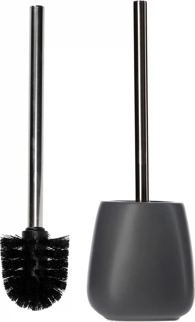 Йоржик для унітазу Kadax Palmi з контейнером 36 см Сірий (K1778) - зображення 2